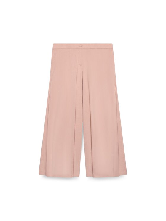 Fiorella Rubino Fiorella Rubino Spodnie materiałowe P016T005622N006 Różowy Flared Fit