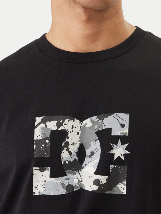DC Shoes DC Shoes T-shirt Star Filled EDYZT04348 Crna Regular Fit
