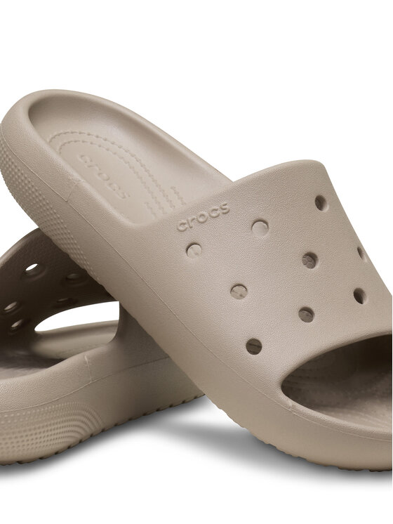 Crocs Crocs Natikače Classic Slide v2 209401 Smeđa