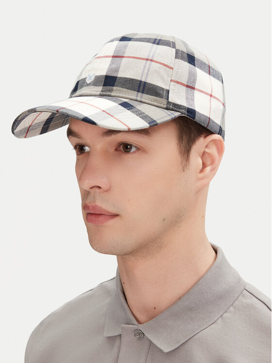 Barbour Barbour Kepurė su snapeliu Tartan MHA0617TN40 Smėlio
