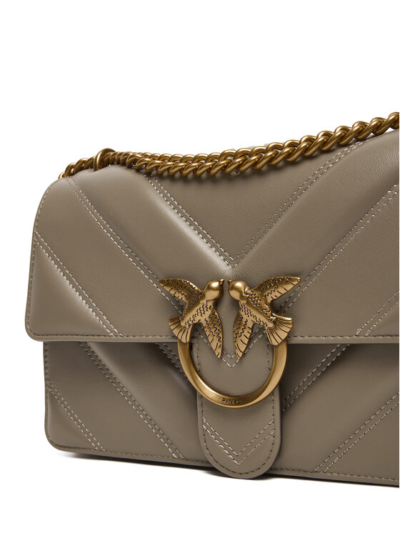 PINKO PINKO Kabelka Love One Classic Light Dc Al 25-26 PLTT 104549 A2OS Sivá