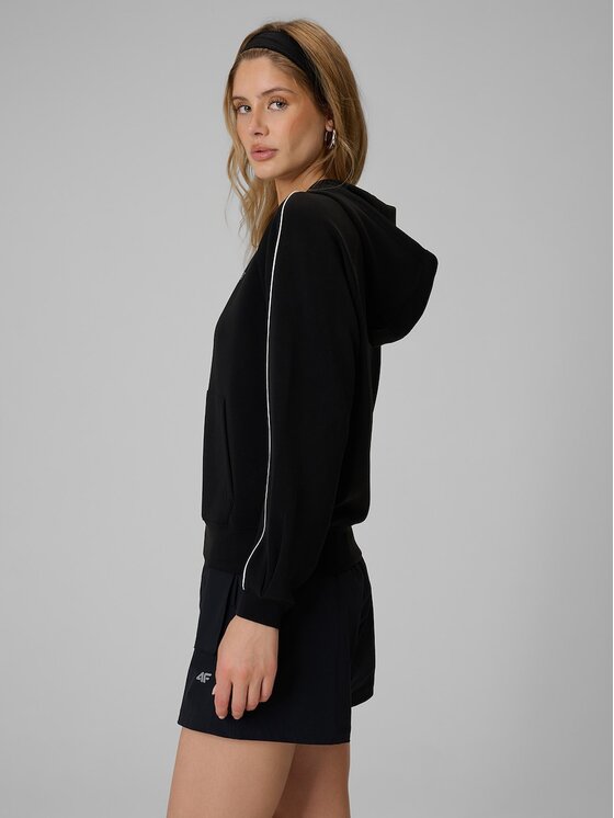 4F 4F Mikina 4FRSS26TSWSF2990-20S Černá Relaxed Fit