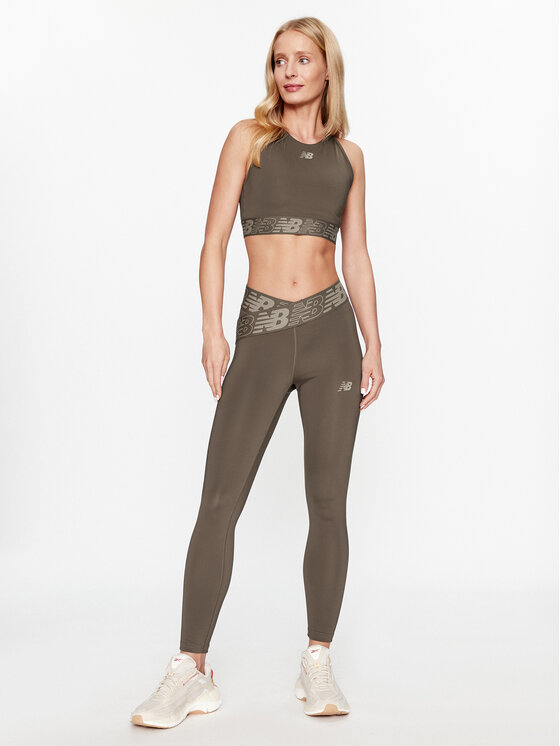 New Balance New Balance Αθλητικό σουτιέν Relentless Crop Bra WB31175 Καφέ Regular Fit