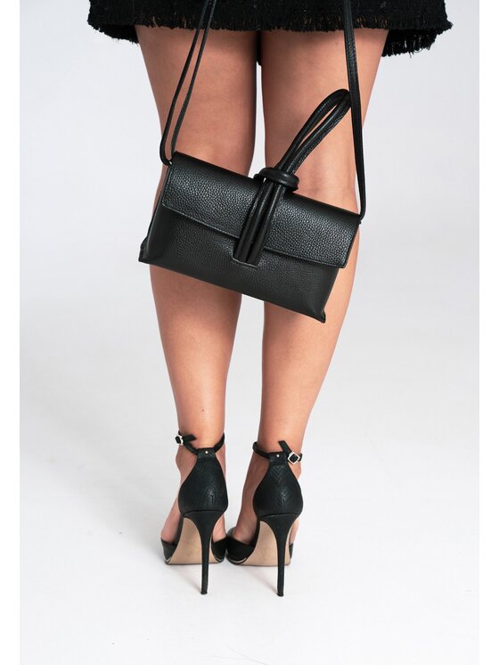 FIGL FIGL Listová kabelka T003 Čierna