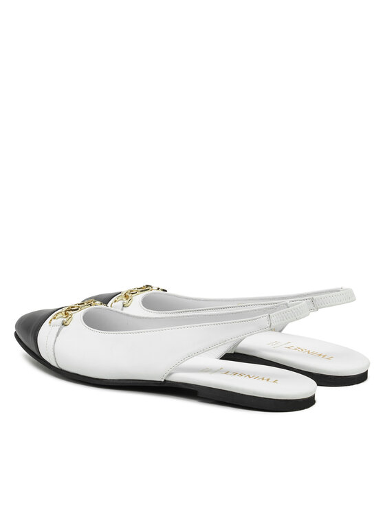 TWINSET TWINSET Sandale 251GCJ026 Bijela