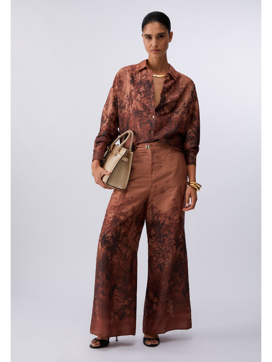 Liu Jo Liu Jo Koszula CA6336TS01AP9655 Brązowy Loose Fit