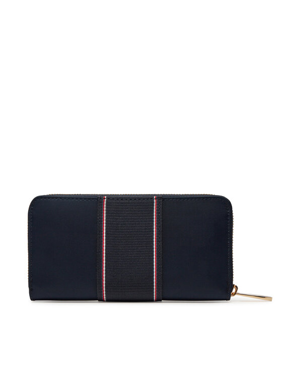 Tommy Hilfiger Tommy Hilfiger Suur naiste rahakott Poppy Lrg Za Corp AW0AW17271 Tumesinine