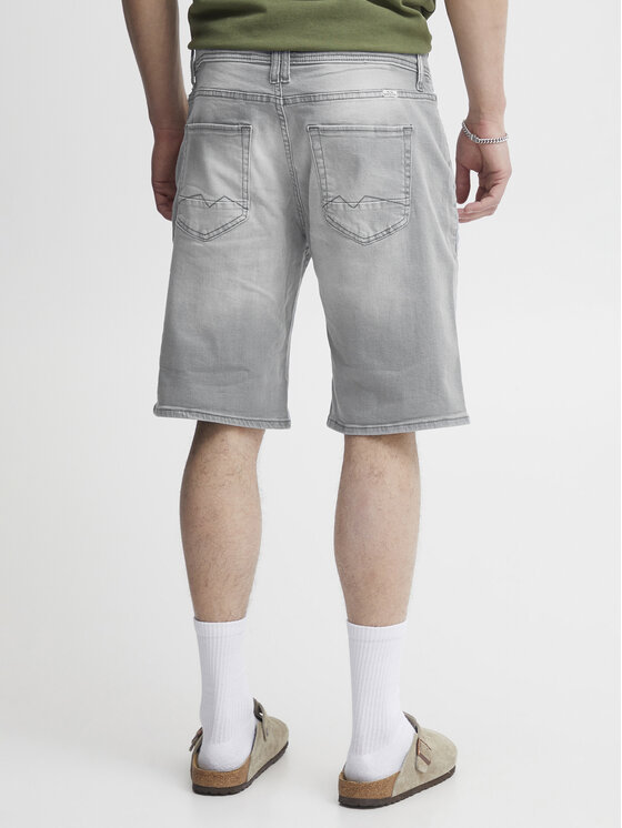 Blend Blend Džínové šortky 20713326 Šedá Slim Fit