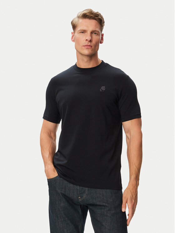 KARL LAGERFELD Tricou 755750 563221 Bleumarin Regular Fit