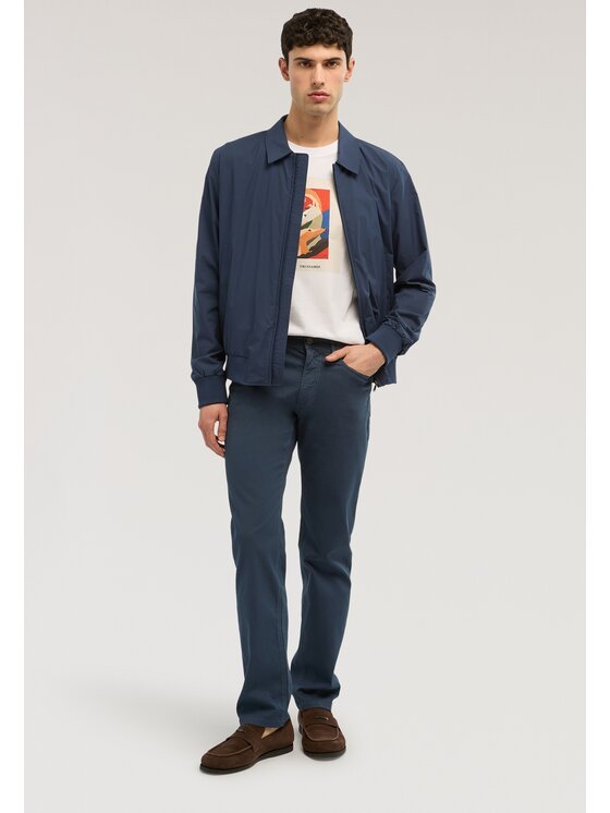 Trussardi Trussardi Płaszcz zimowy R025M000049N034 Niebieski Regular Fit