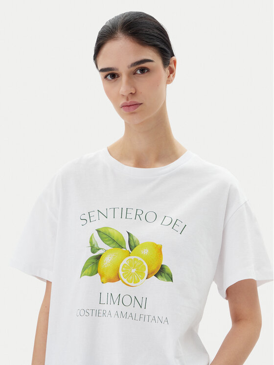 Pieces Pieces T-shirt Thea 17157114 Bijela Standard Fit