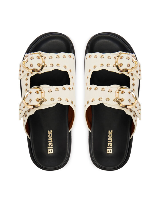 Blauer Blauer Šlepetės S6BLOOM02/LEA Écru