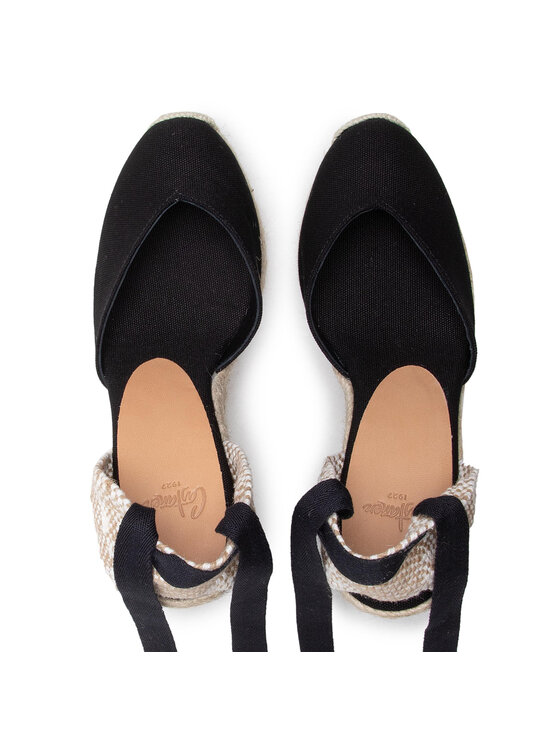 Castañer Castañer Espadrile Chiara/8ED/001 020992-100 Črna