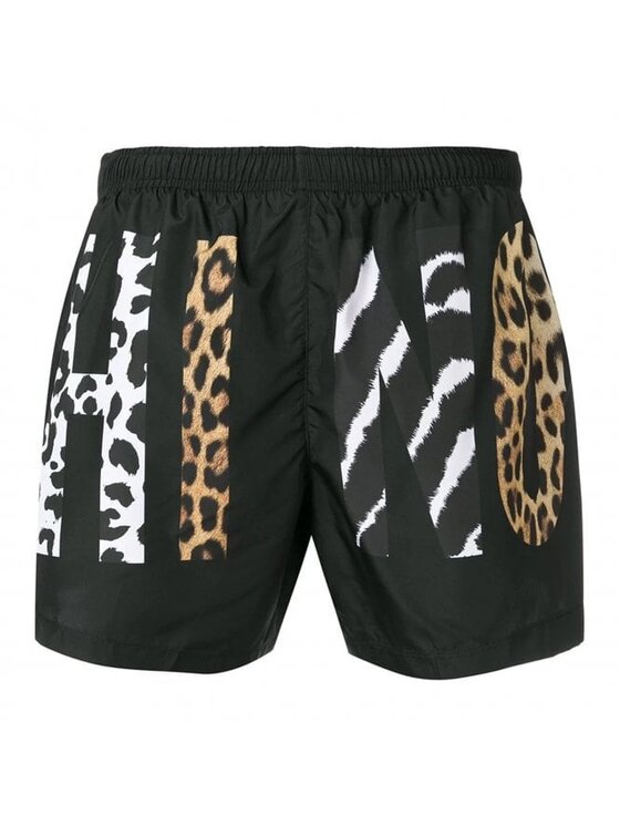 MOSCHINO Underwear & Swim MOSCHINO Underwear & Swim Plavecké šortky V6106 5603 Černá Regular Fit