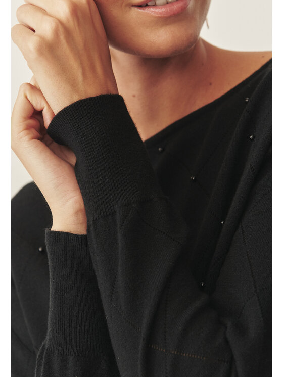TATUUM Tatuum Sweter AZAKI Czarny Classic Fit