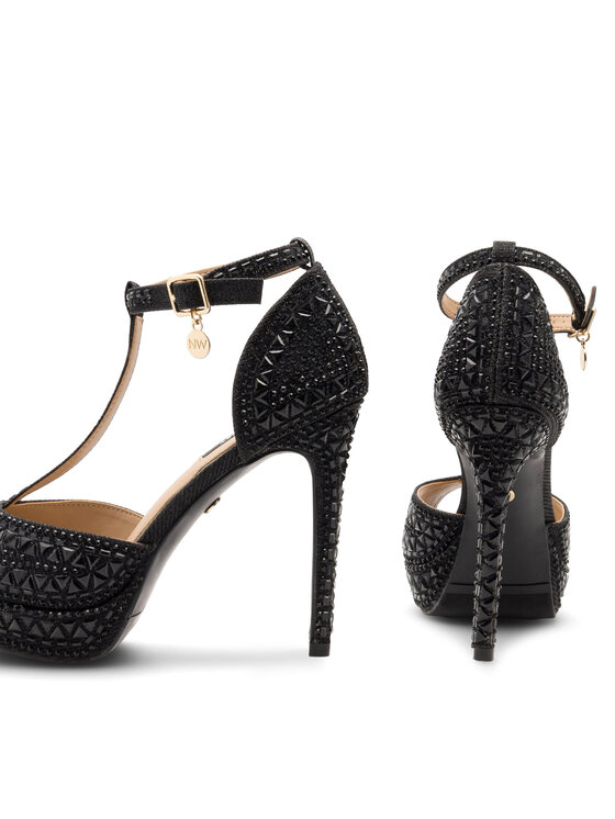 Nine West Nine West Sandále NISA SY015-1NW Čierna