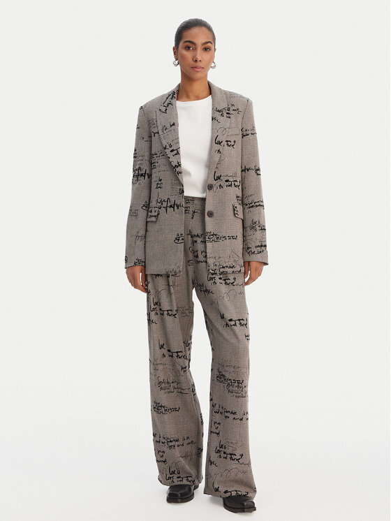 Desigual Desigual Pantaloni di tessuto 26SWPW39 Marrone Regular Fit