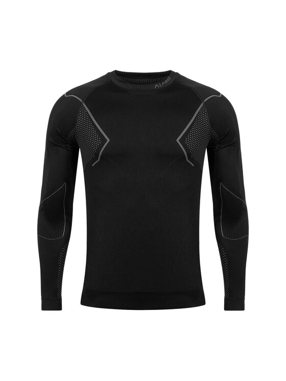 Bielizna termoaktywna górna Alpinus, Rozmiar L, Czarna, Active Base Layer