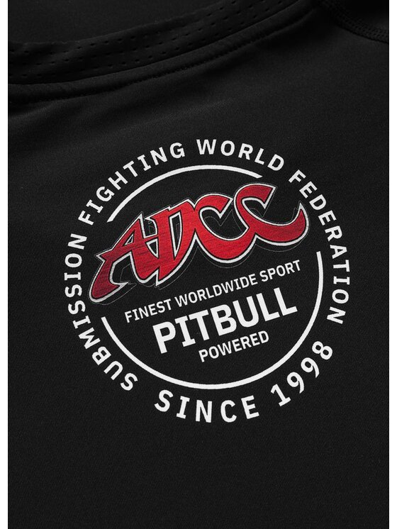 PITBULL PITBULL Koszulka techniczna ADCC Czarny Regular Fit