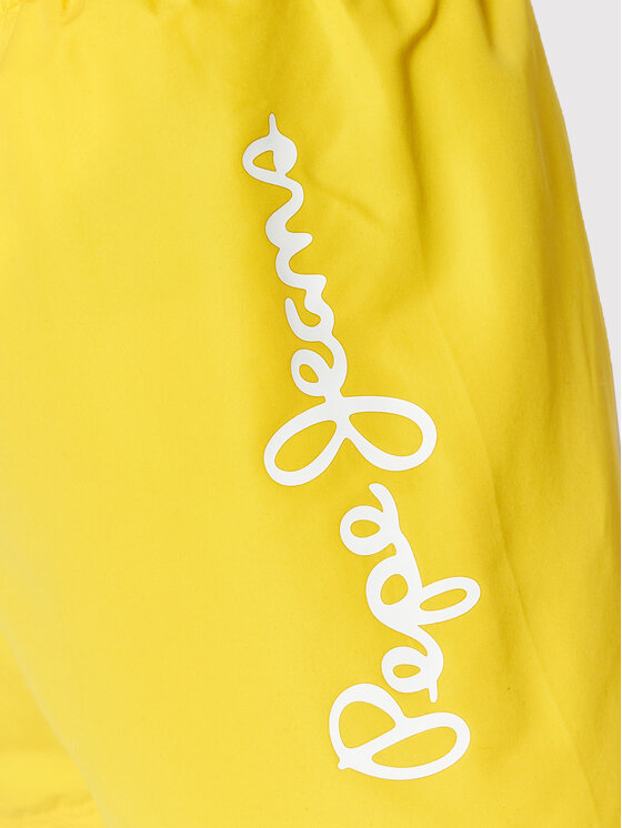 Pepe Jeans Pepe Jeans Szorty kąpielowe Rodd PMB10329 Żółty Regular Fit