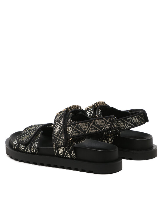 Guess Guess Sandały Fabelis FL6FBS FAL03 Czarny