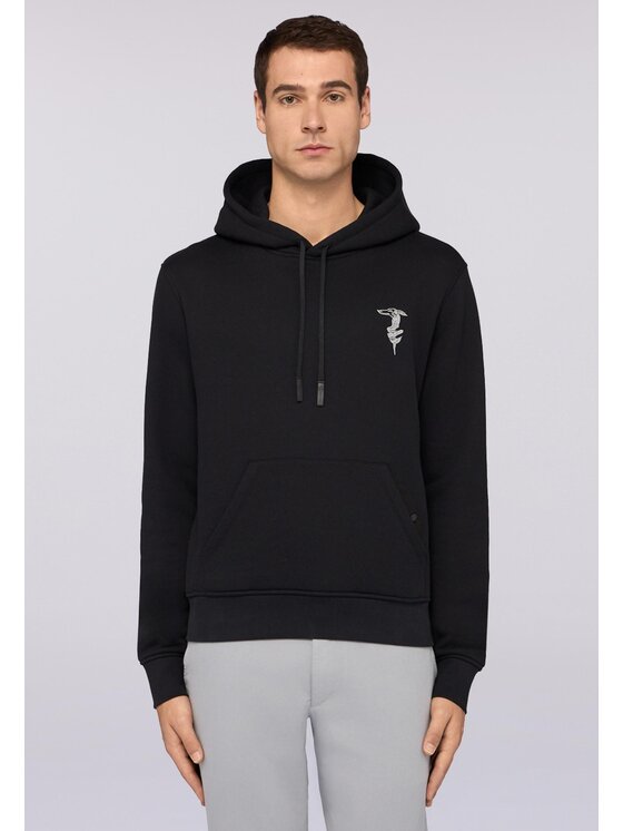 Trussardi Trussardi Felpa G8078200033N033 Nero Regular Fit