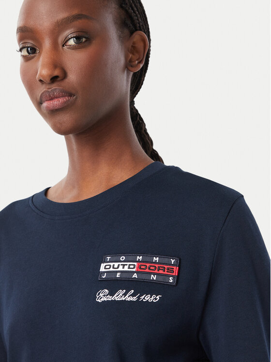 Tommy Jeans Tommy Jeans Halenka DW0DW23807 Tmavomodrá Relaxed Fit