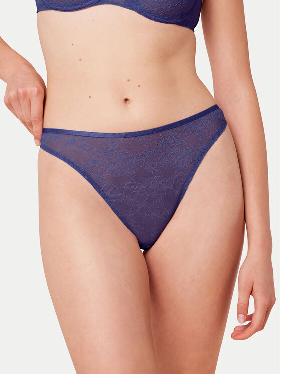 Női Tanga Triumph, Méret: 40, Kék, Bright Spotlight 10216476
