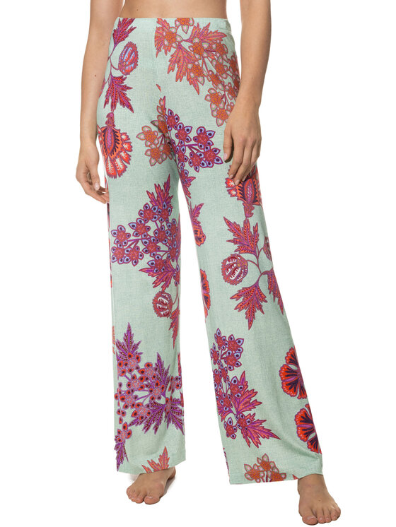 Mey Mey Spodnie damskie 17770 Czerwony Regular Fit