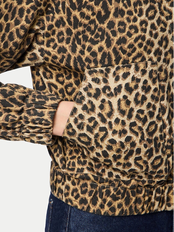 Pieces Pieces Kurtka bomber Salume 17156456 Brązowy Regular Fit