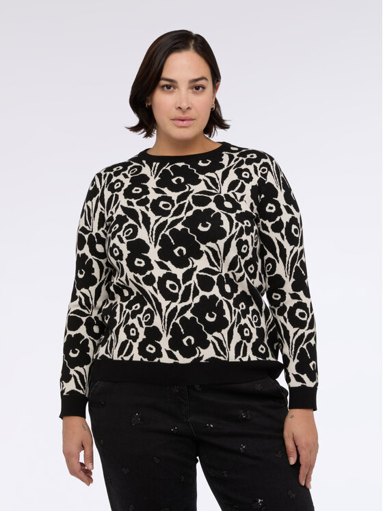 Fiorella Rubino Fiorella Rubino Maglione M965L008247N0Z3 Nero Regular Fit