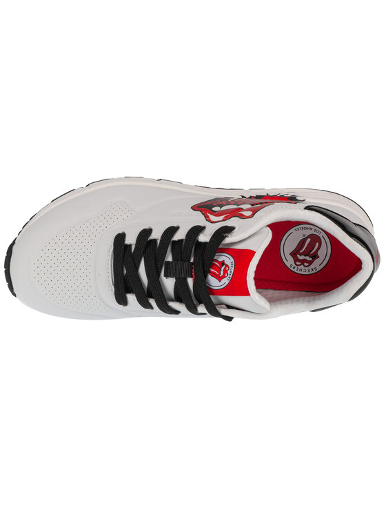 Skechers Skechers Sneakers Skechers Uno-Rolling Stones Single Bianco