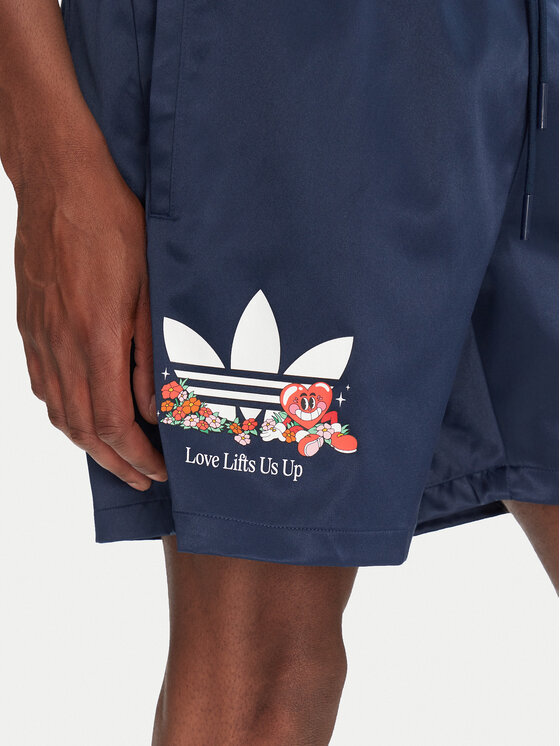 adidas adidas Pantaloni scurți sport Q2 Made By Nelson Sprinter JD0719 Bleumarin Regular Fit