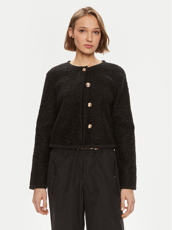 Gina Tricot Gina Tricot Átmeneti kabát 20990 Fekete Regular Fit