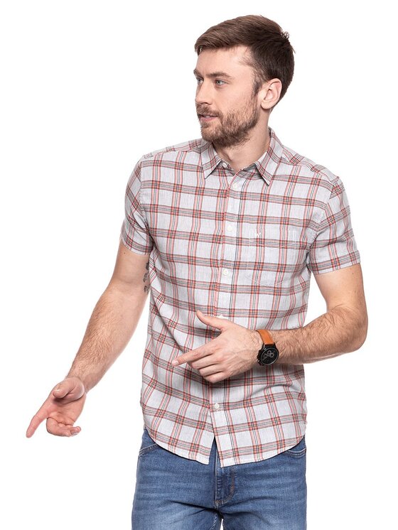 Wrangler Wrangler Camicia SS 1PKT SHIRT Grigio Regular Fit