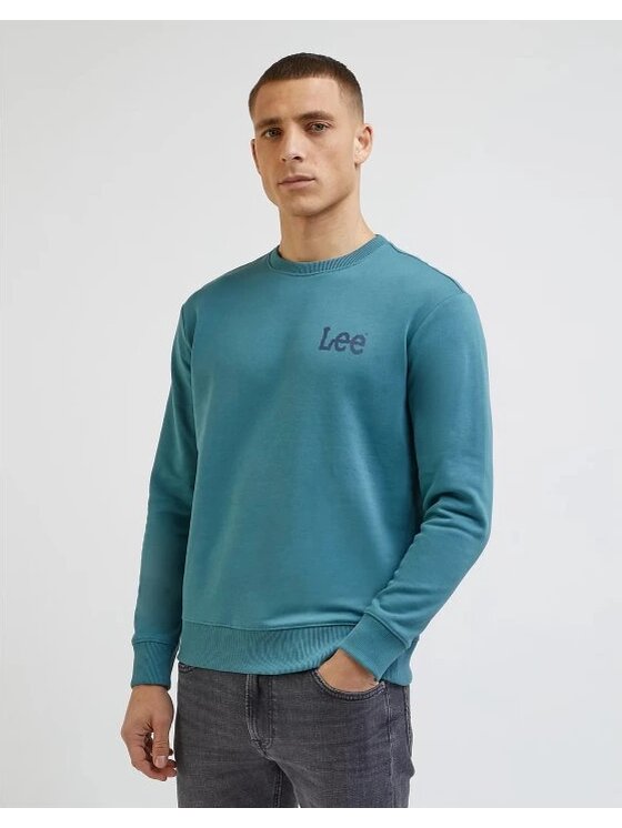 Lee Lee Felpa SWS Blu Regular Fit