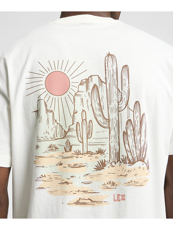 Lee Lee T-shirt 112364580 Beige Relaxed Fit