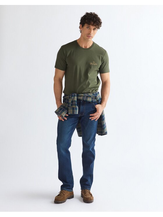 Wrangler Wrangler Jeansy GREENSBORO Niebieski Straight Leg