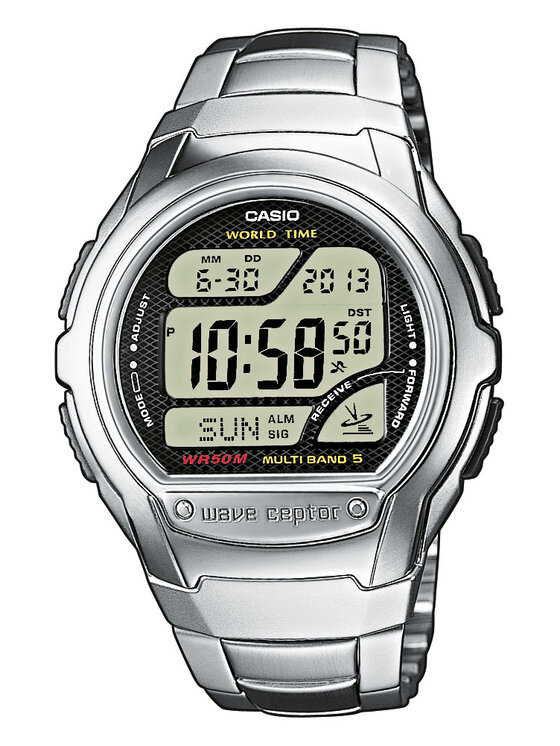 Casio Casio Zegarek WV-58RD-1AEF Srebrny