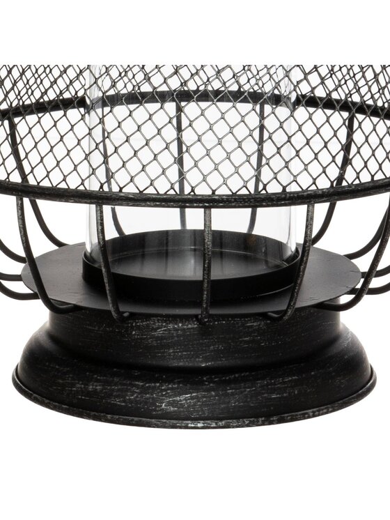 MIAhome MIAhome Lampion metalowy TRAFORATO 43,5 cm Czarny