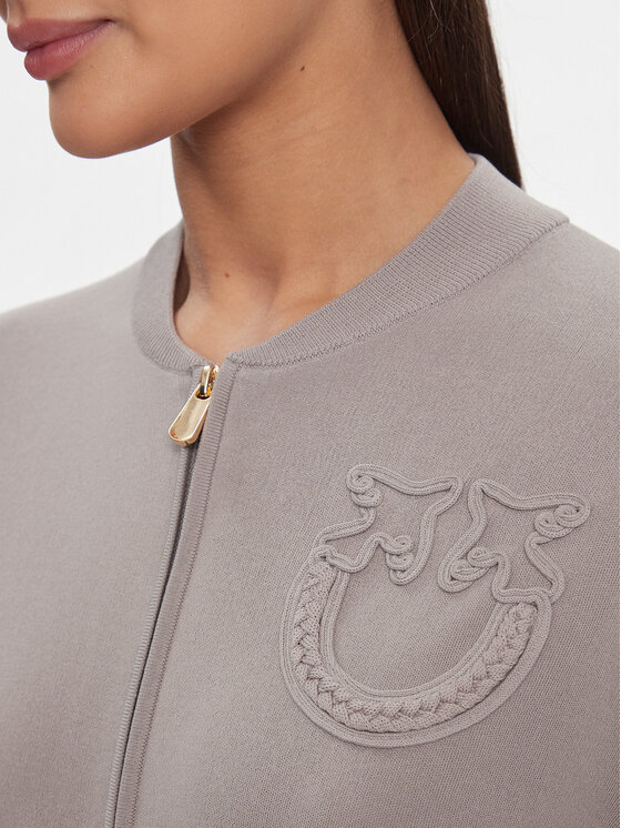 PINKO Pinko Ζακέτα Bambusa 102819 A115 Γκρι Regular Fit