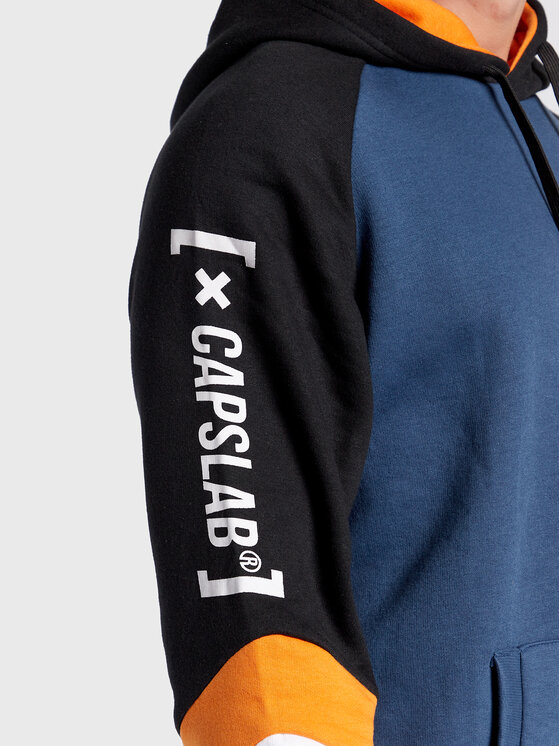 Capslab Capslab Μπλούζα Dragon Ball Z CL/DBZ4/1/SW/KAM2 Μπλε Regular Fit