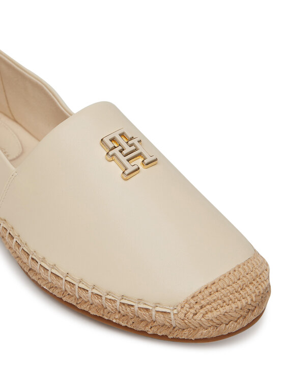 Tommy Hilfiger Tommy Hilfiger Espadrile Th Logo Leather Espadrille FW0FW08540 Bež