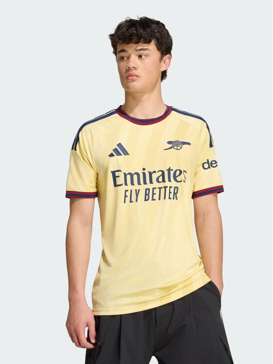 adidas adidas Koszulka techniczna 172030 Żółty Slim Fit