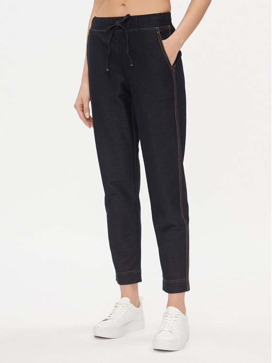 Max Mara Leisure Max Mara Leisure Stoffhose Adria 2337860236650 Dunkelblau Regular Fit