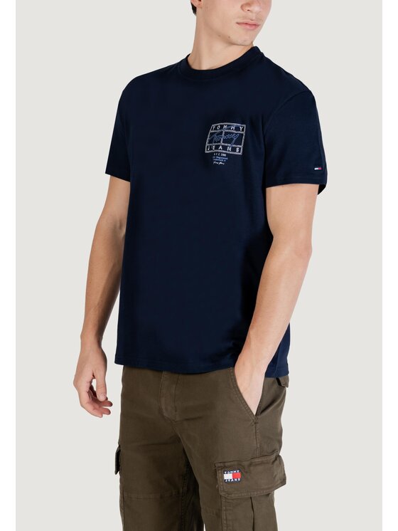 Tommy Jeans Tommy Jeans T-shirt DM0DM22319 Blu Casual Fit