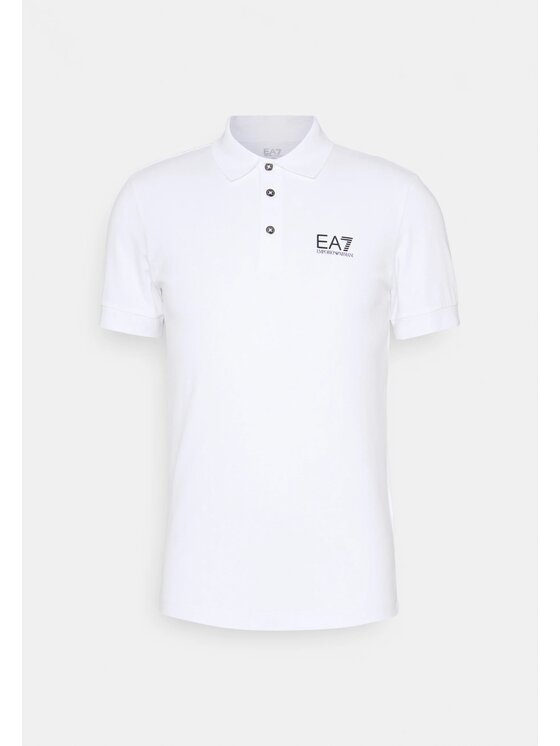 EA7 Emporio Armani EA7 Emporio Armani Polokošeľa regular Biela Active Fit