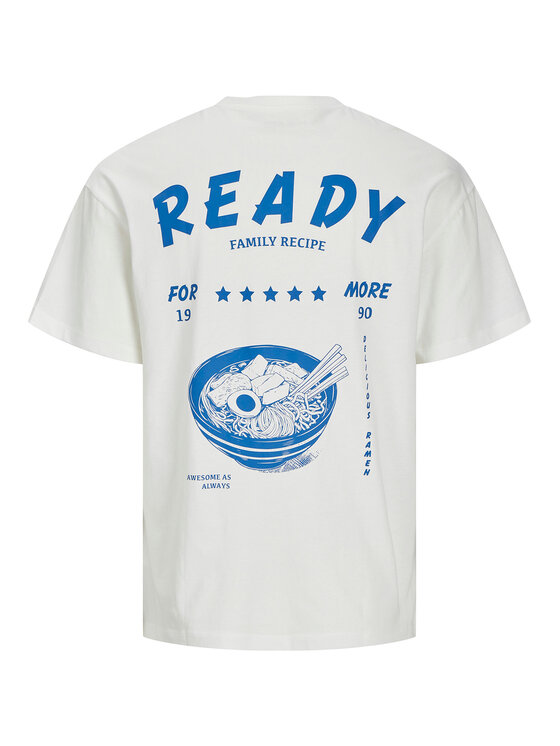 Jack&Jones Jack&Jones T-krekls Charge 12269384 Balts Relaxed Fit