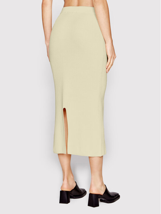 Samsøe Samsøe Samsøe Samsøe Tiesus sijonas Joanne F22200029 Smėlio Slim Fit