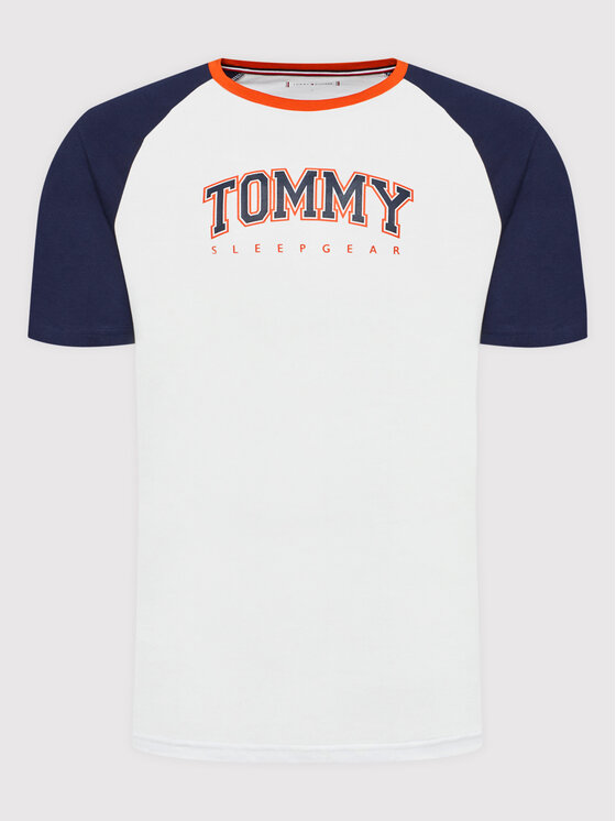 Tommy Hilfiger T-Shirt Ss Tee Logo UM0UM02351 Weiß Regular Fit 